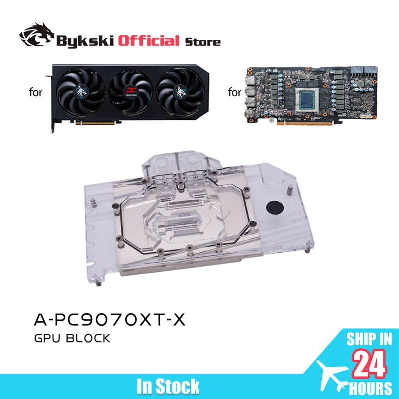 Rx 9070 Xt - Bykski A-PC9070XT-X GPU Blocco acqua da
