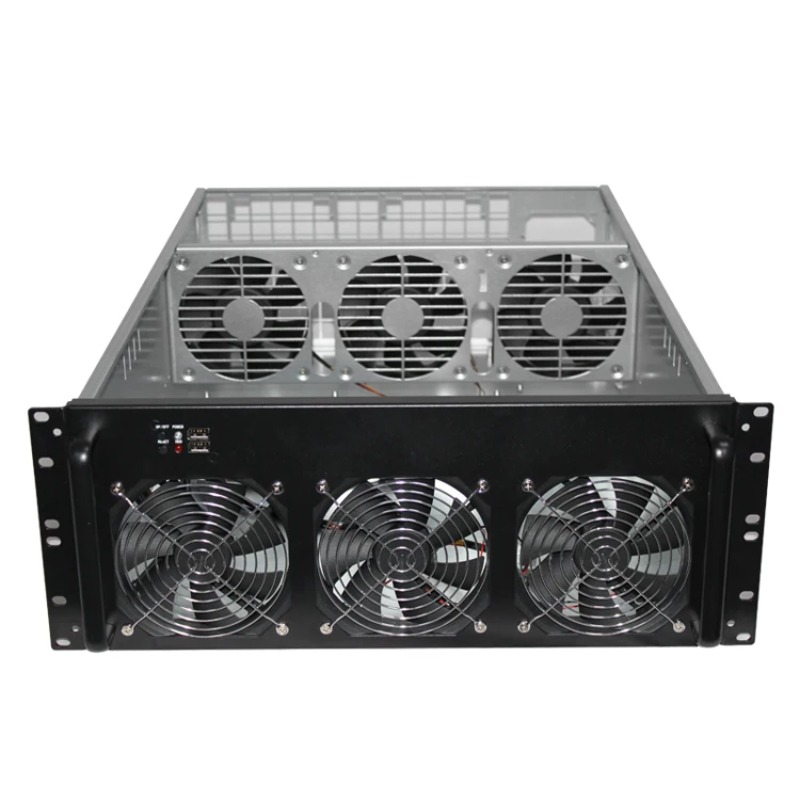 Server Gpu Chassis 4U - Case 4U per 6 GPU, Case