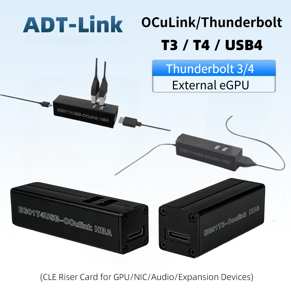 Gpu External Dock Egpu Thunderbolt 4 - Adattatore T3 / T4 OCuLink Thunderbolt