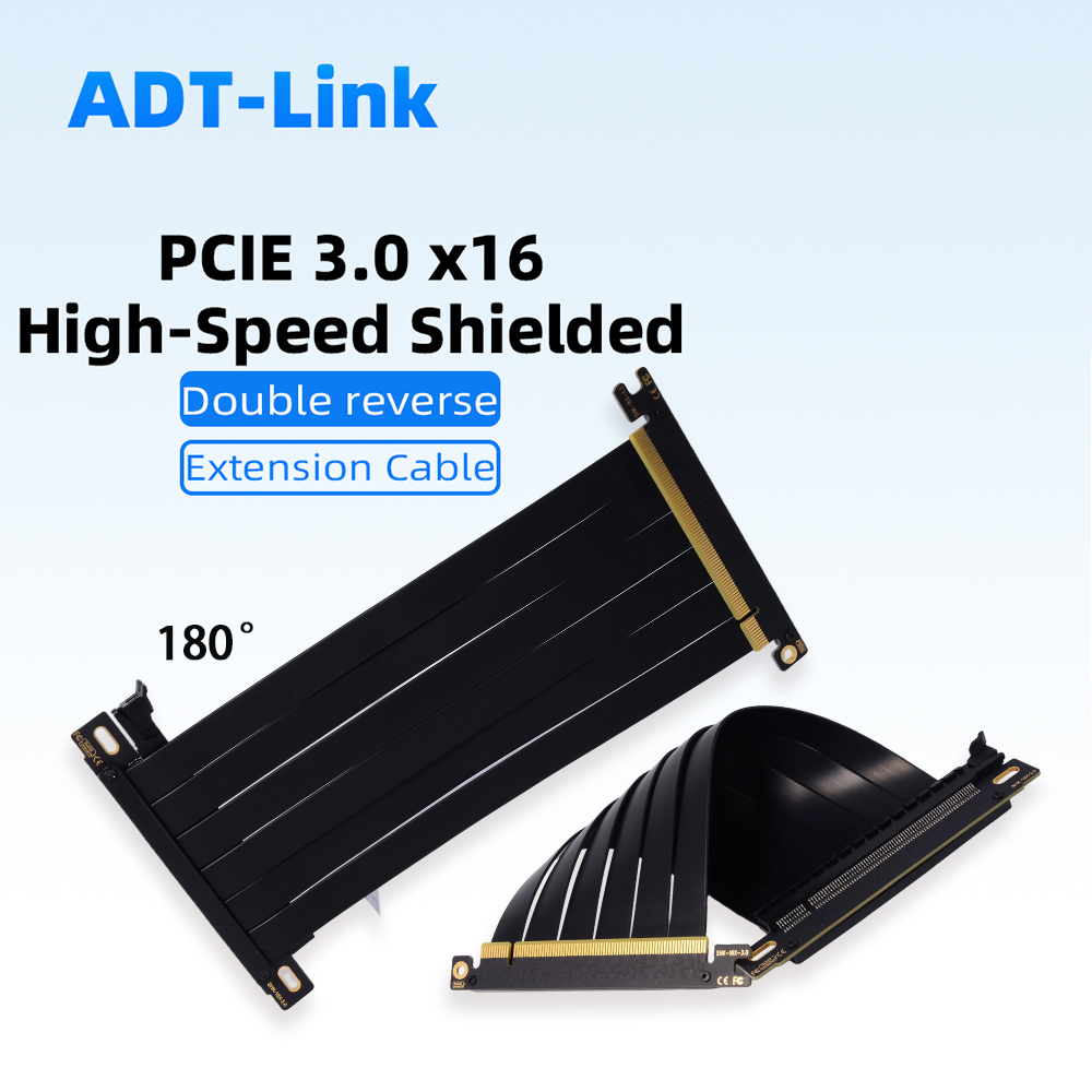 Pcie 5.0 Gpu Riser Cable - Cavo Riser PCIE 3.0 X16 Doppio