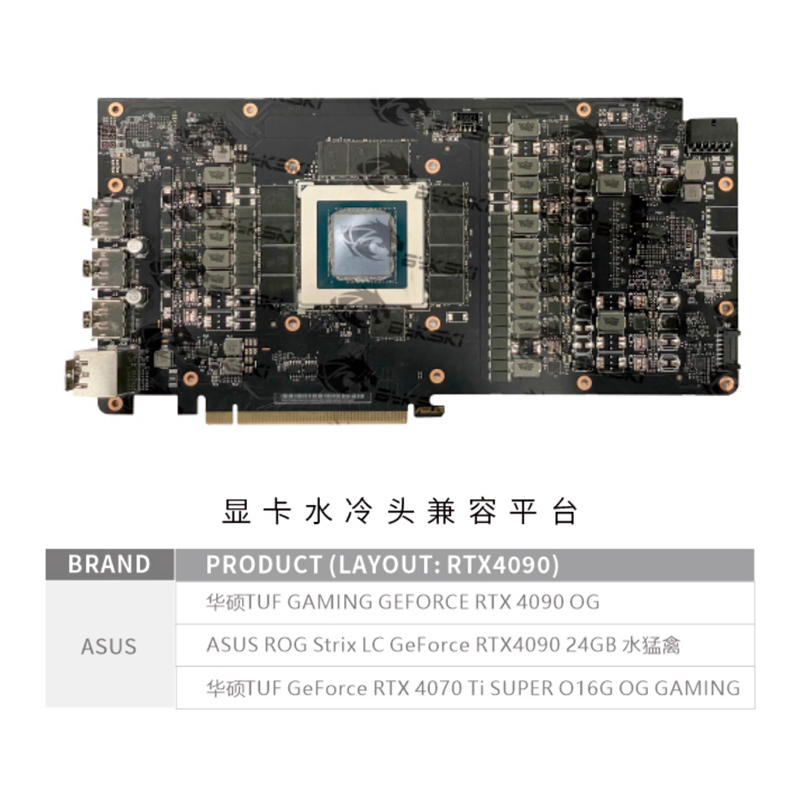 Bykski GPU Blocco Acqua per AS - Rtx 4090 Water Block recensione e prezzo