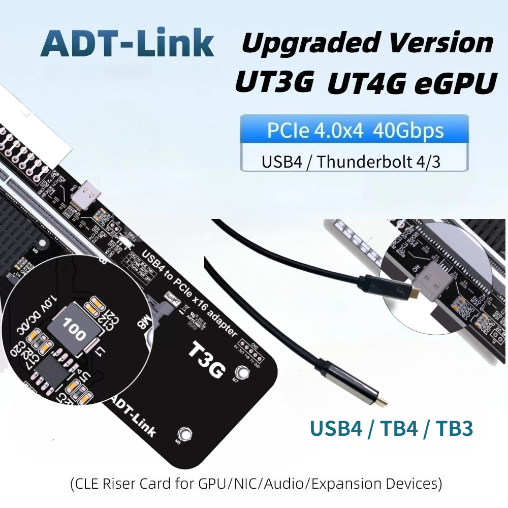Nuovo Adattatore EGPU Aggiorna - Gpu External Dock Egpu Thunderbolt 4 recensione e prezzo