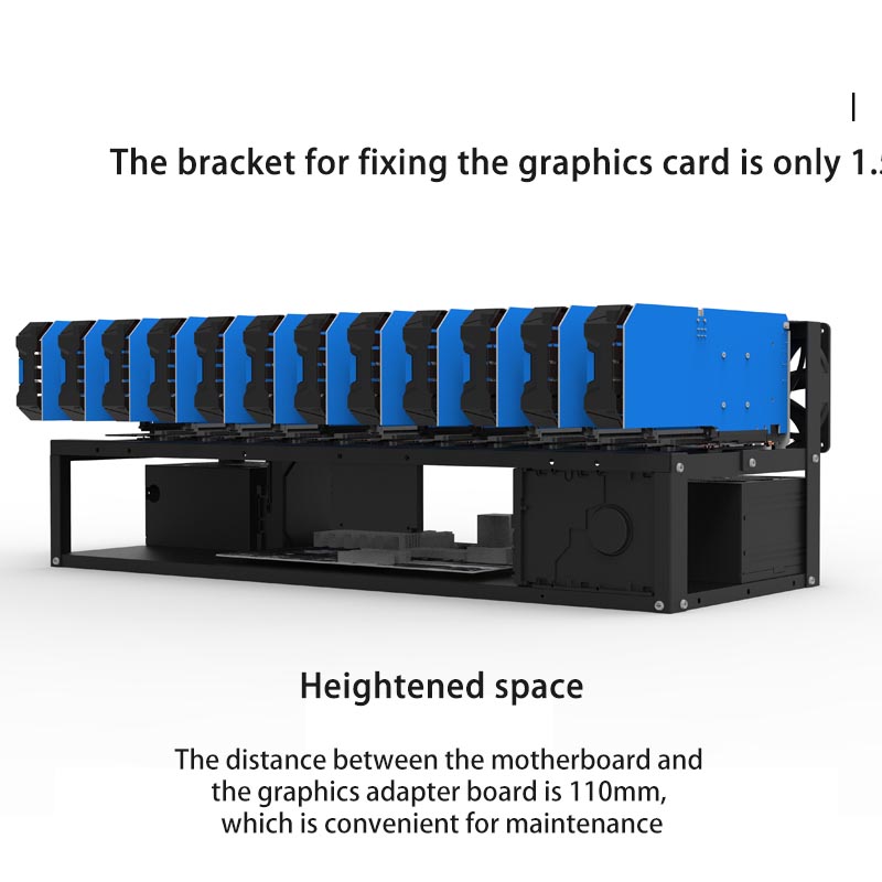 Supporto per Schede Grafiche 6 - Gpu Mining Rig Frame 8 Gpu recensione e prezzo
