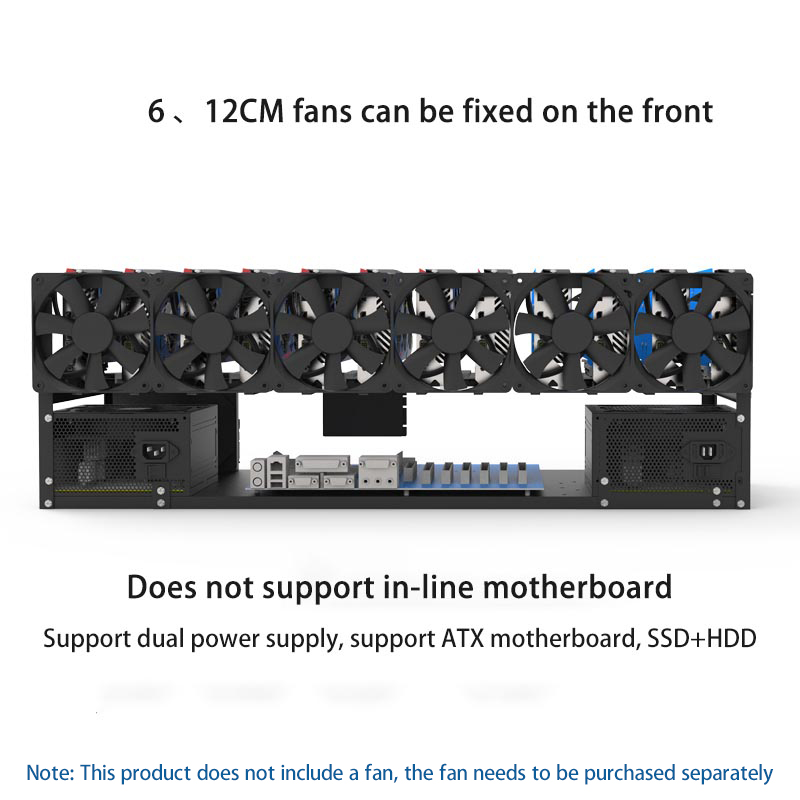 Supporto per Schede Grafiche 6 - Gpu Mining Rig Frame 8 Gpu recensione e prezzo