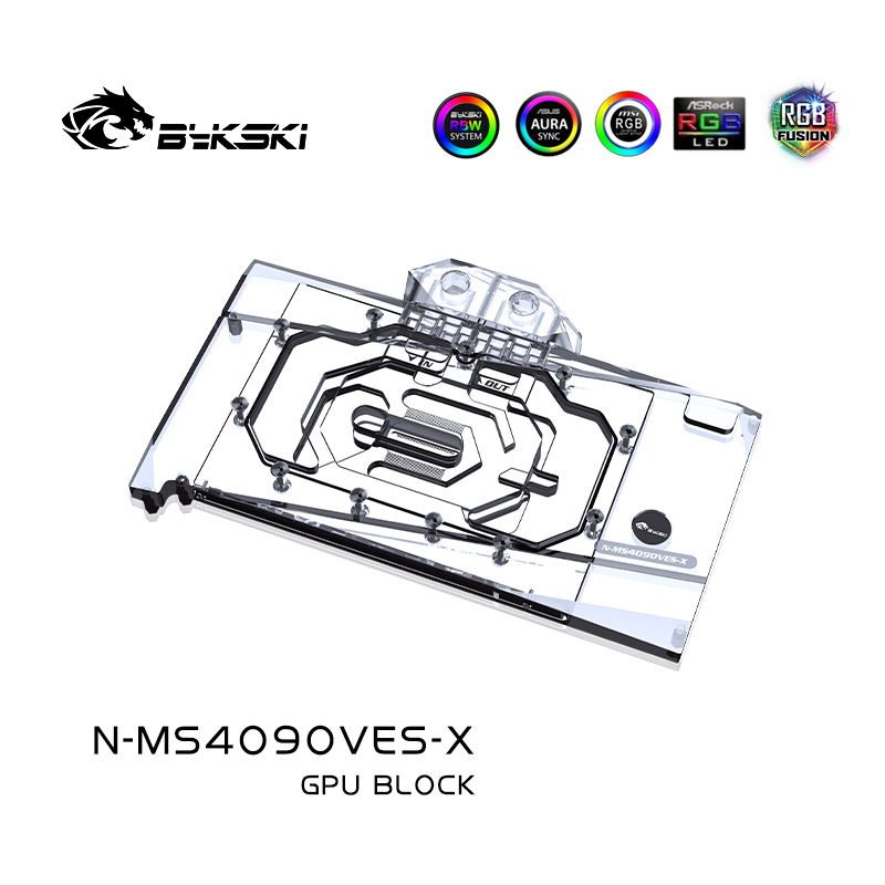 Bykski N-MS4090VES-X Blocco GP - Rtx 4090 Water Block recensione e prezzo